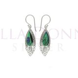 Silver & Paua Shell Earrings
