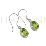 Silver & Peridot Earrings