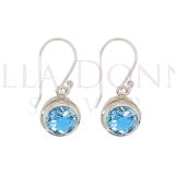 Blue Topaz Earrings