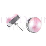 Pink Mabé Pearl Studs