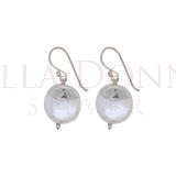 Silver & White Coin Pearl ERs