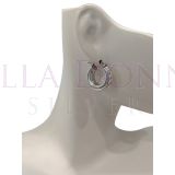 Silver 6x20mm Hoops