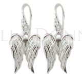 Silver Angel Wings Earrings