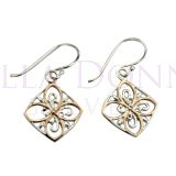 Silver & RG Fili Flower ERs