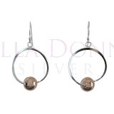 Silver & RG Ball & Hoop ERs