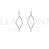 Silver Spiral Earrings