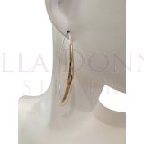 Silver & YG Chic Drop Earrings