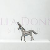 Silver Moving Horse Pendant