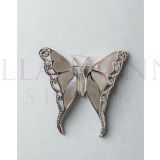 Silver & MOP Butterfly Brooch