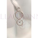 Silver & RG Multi Circles ER