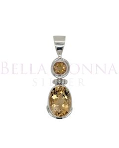 Silver & Citrine Pendant