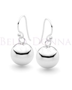 Silver 18mm Ball Earrings
