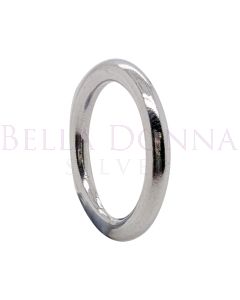 Silver 9x65mm Hinged Bangle