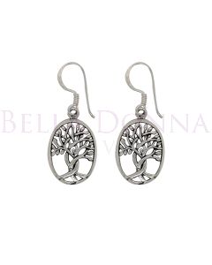 Silver Celtic Oval TOL Earring