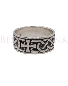 Celtic Cross Ring Band