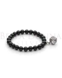 8mm Black Onyx HB Bracelet