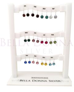 12 Birthstone Swarovski ER Set