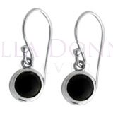 Silver & Black Onyx Earrings