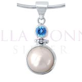 Silver & Mabé Pearl BTPendant