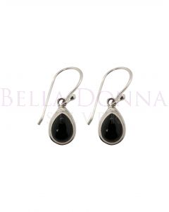 Silver & Black Onyx Earrings