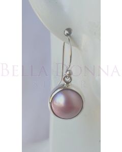 Pink Pearl Mabe Earrings