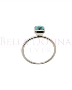 Silver & Turquoise Ring