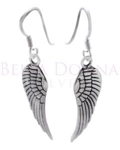 Silver Angel Wings Earrings