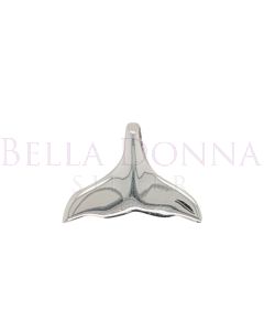 Silver Whale Tail Pendant