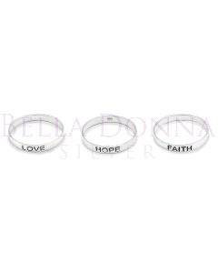 Love Hope Faith Ring