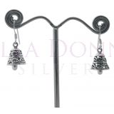 Silver Bell Filigree Earrings