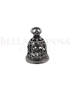 Silver Filigree Bell Pendant